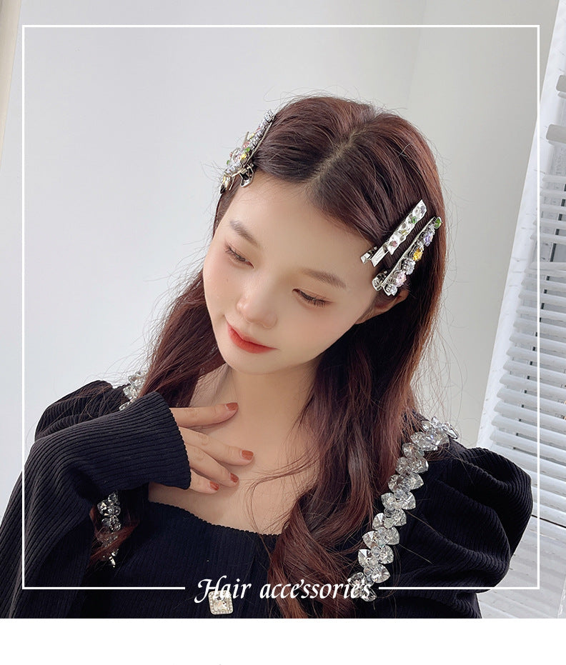 Women's IG Style Bow Knot Alloy Zircon Hair Clip