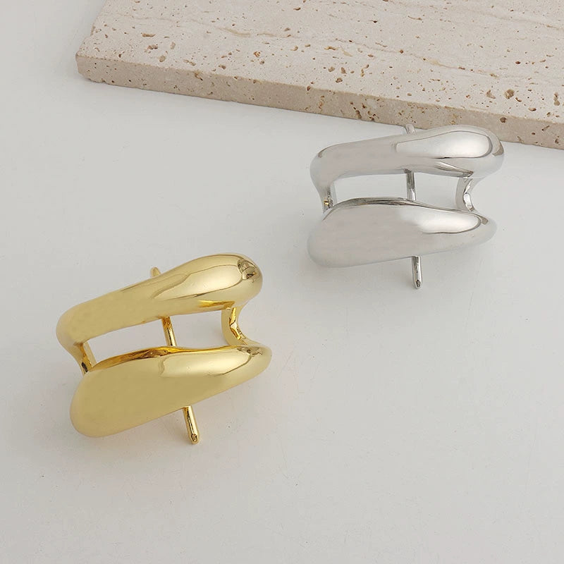 Women's Simple Style Classic Style Solid Color Alloy Polishing Hair Clip