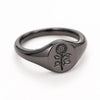 Copper Plating Floral Rings