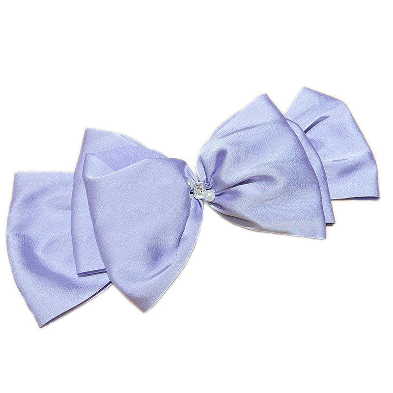 Women's Sweet Bow Knot Cloth Acetic acid sheets Handmade Hair Clip