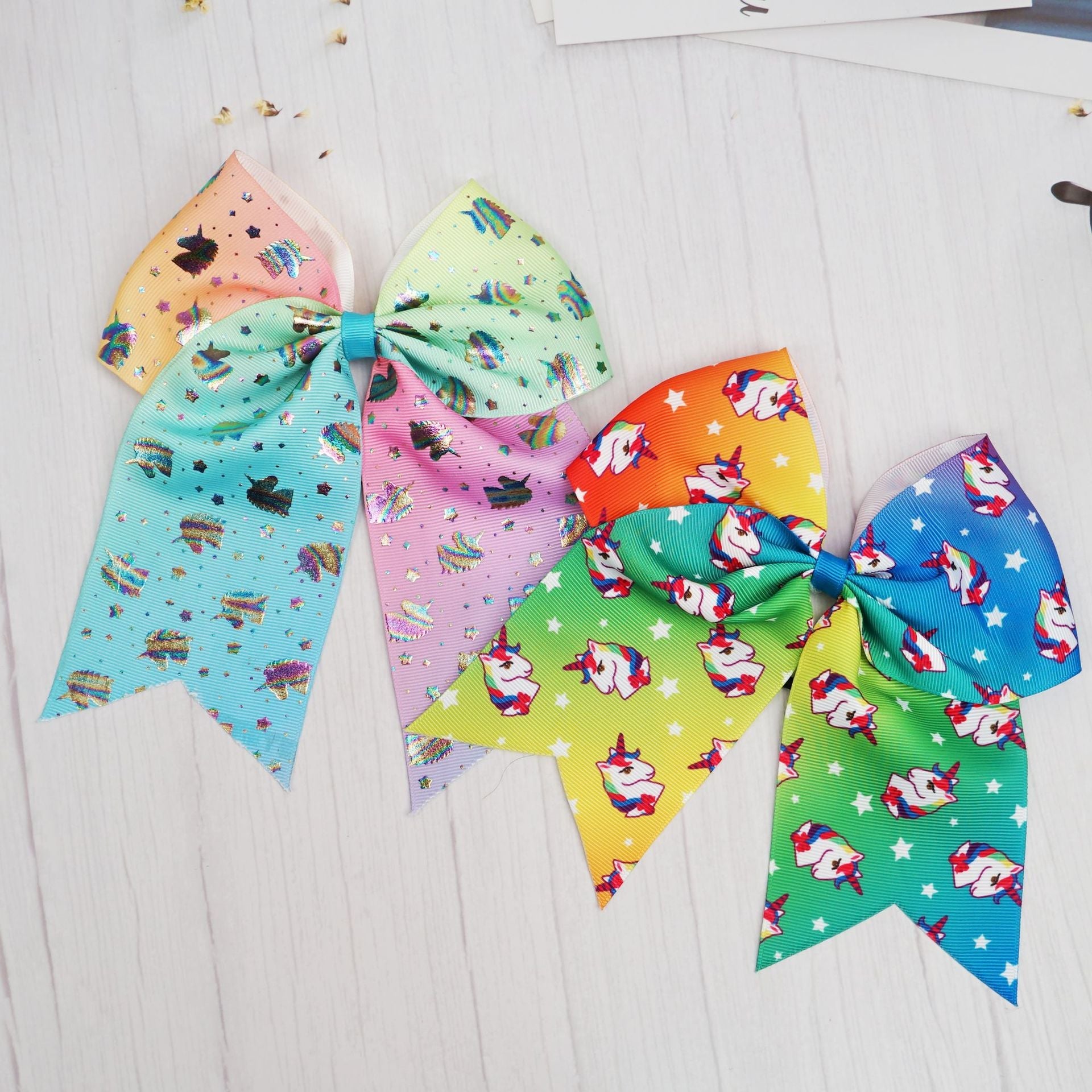 Girl'S Cute Pastoral Bow Knot Thread belt Hair Tie