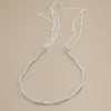 women's shiny solid color artificial crystal beaded tassel hair band