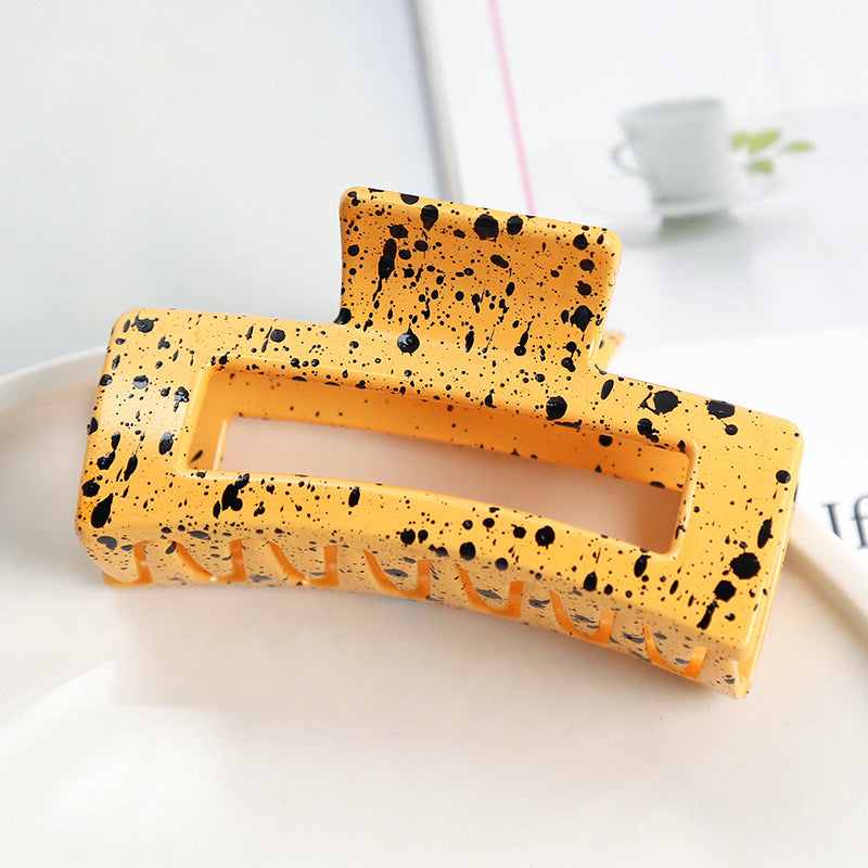 fashion flower plastic handmade hair claws 1 piece