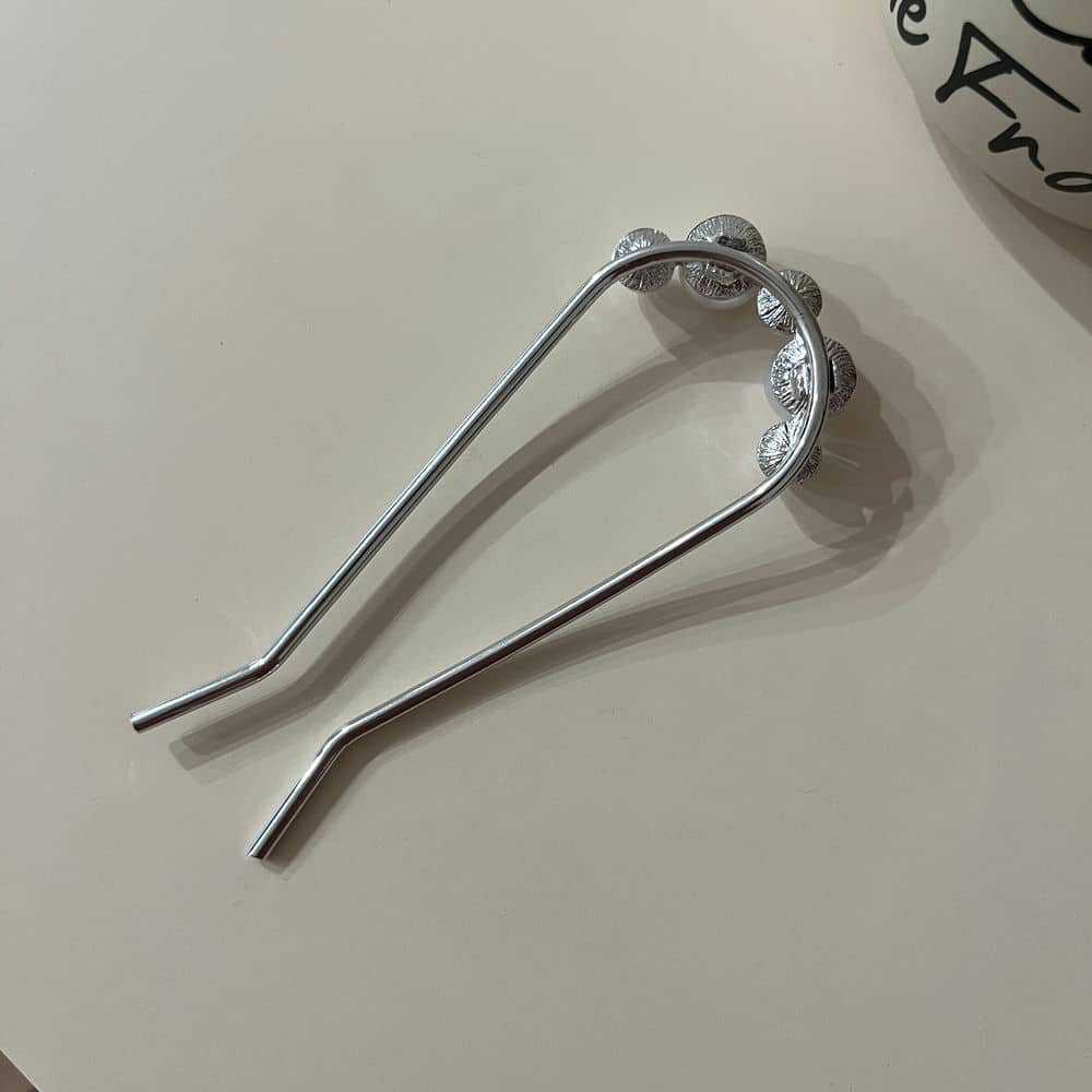 Women's Elegant U Shape Alloy Plating Hairpin