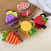 Cute Sweet Women's Fruit Strawberry Arylic Fruit Hair Claws