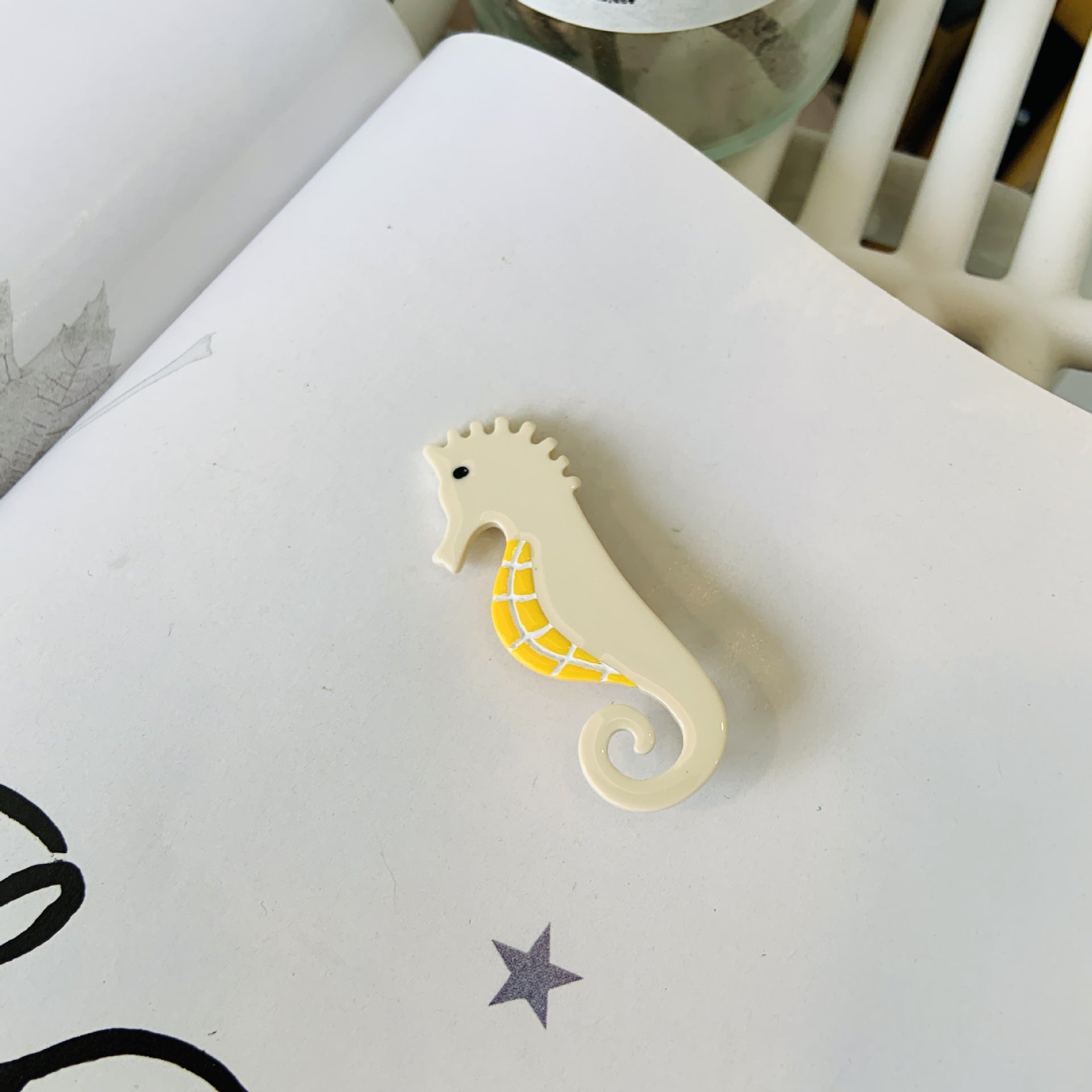 Women's Simple Style Color Block Acetic acid sheets Hair Clip