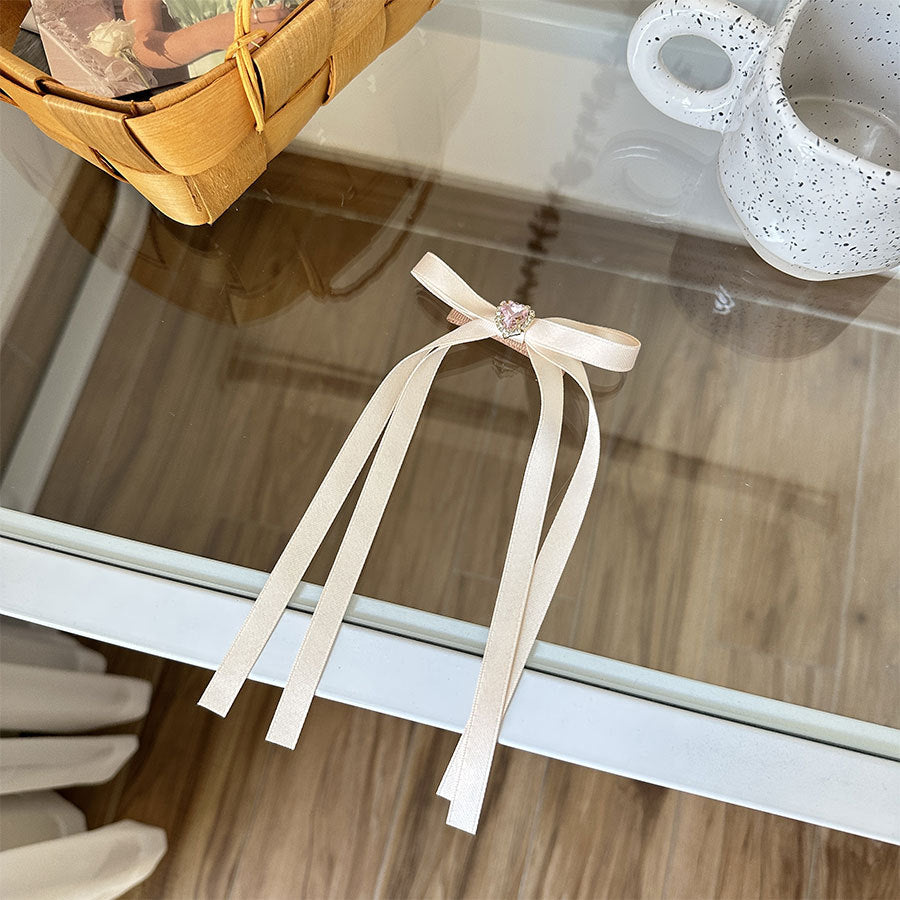 Women's Sweet Simple Style Bow Knot Cloth Hair Clip Hair Tie Brooches