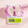 fashion children's solid color double-layer bowknot hairband