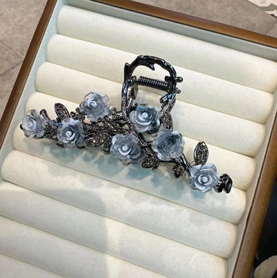 women's elegant romantic rose alloy hair claws