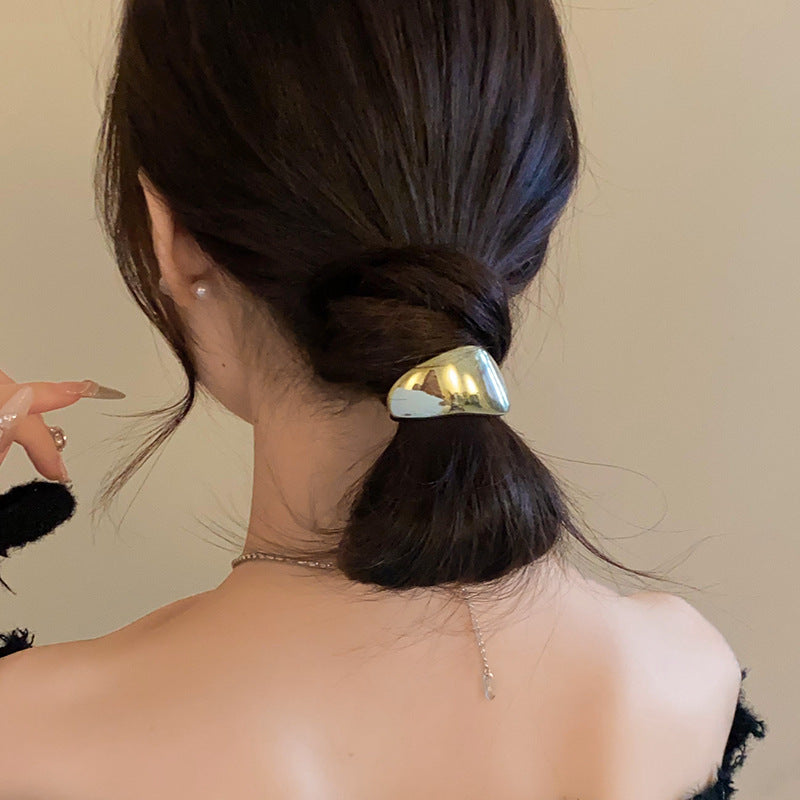 Women's IG Style Simple Style Solid Color Alloy Hair Tie