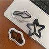 Women's Simple Style Solid Color Pu Leather Alloy Hair Clip