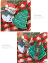 Christmas Cute Women's Christmas Hat Christmas Tree Santa Claus Arylic Hair Claws