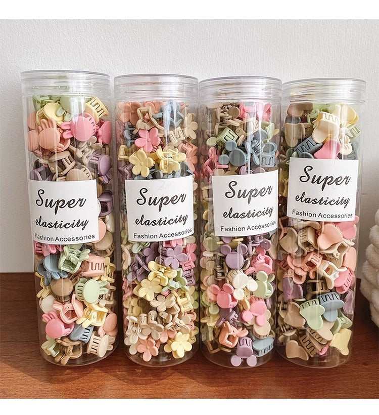 Women's Sweet Rabbit Heart Shape Arylic Hair Claws