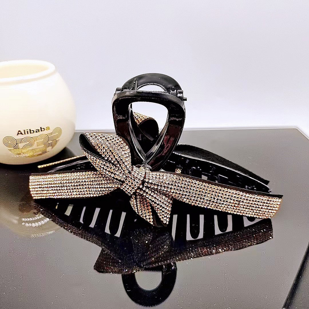 Women's Simple Style Classic Style Color Block Alloy Rhinestone Inlay Rhinestones Hair Claws