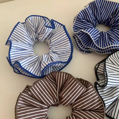 Women's Lady Stripe Cloth Hair Tie