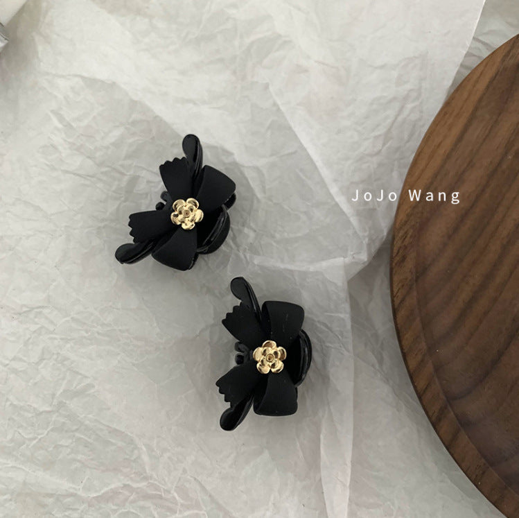 Women's Sweet Simple Style Flower Bow Knot Plastic Hair Claws