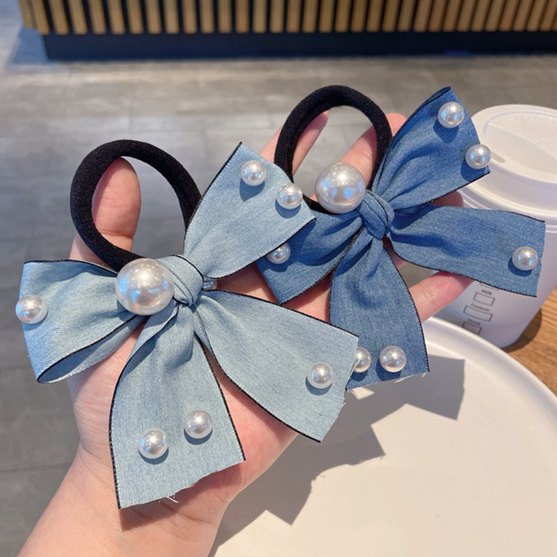 Women's Elegant Bow Knot Cloth Hair Tie