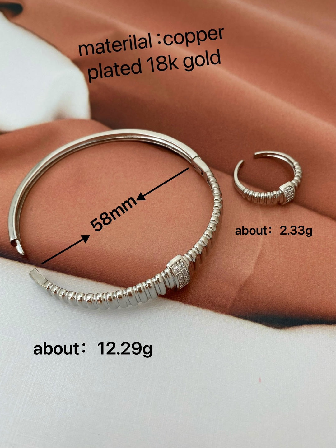 Jewelry Vintage Style Classic Style Geometric Copper Plating Rings Bracelets