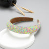 xinqi european and american onion powder headband creative sponge women's wide-edged headband 3cm glitter color hair pressing hairpin supply