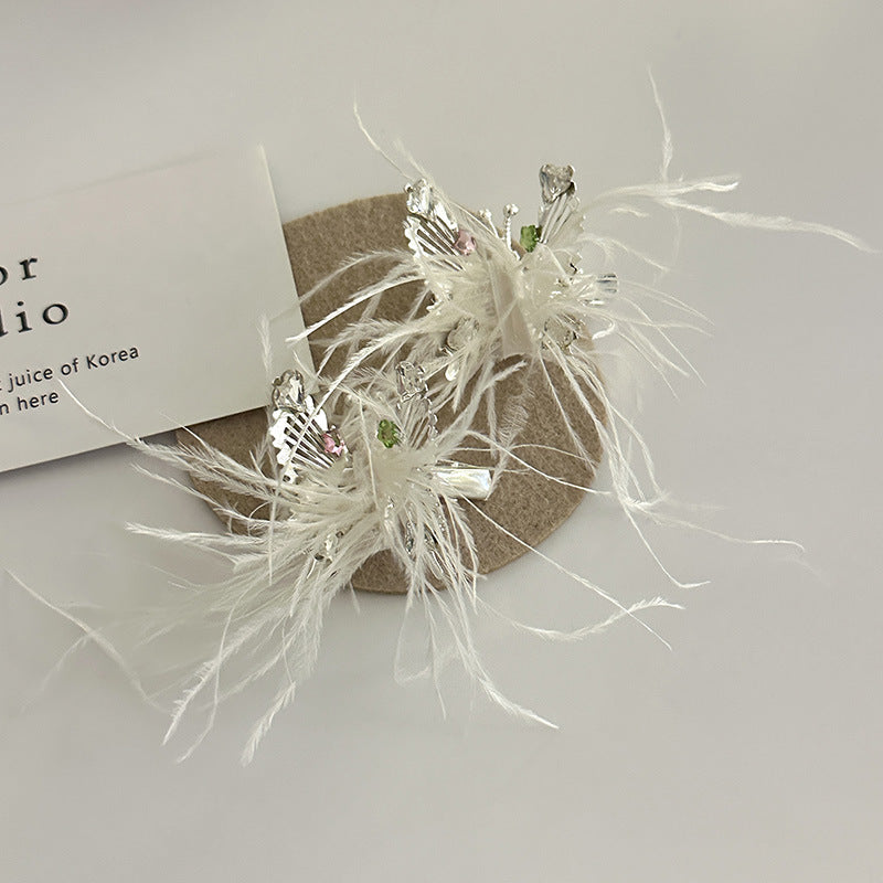 Women's Sweet Solid Color Alloy Hair Clip