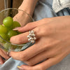 Copper Plating Solid Color Rings