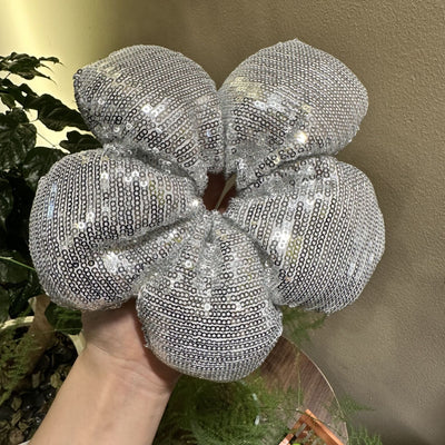 Women's Shiny Solid Color Sequins Hair Tie