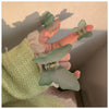 Women's Sweet Butterfly Plastic Stoving Varnish Hair Claws