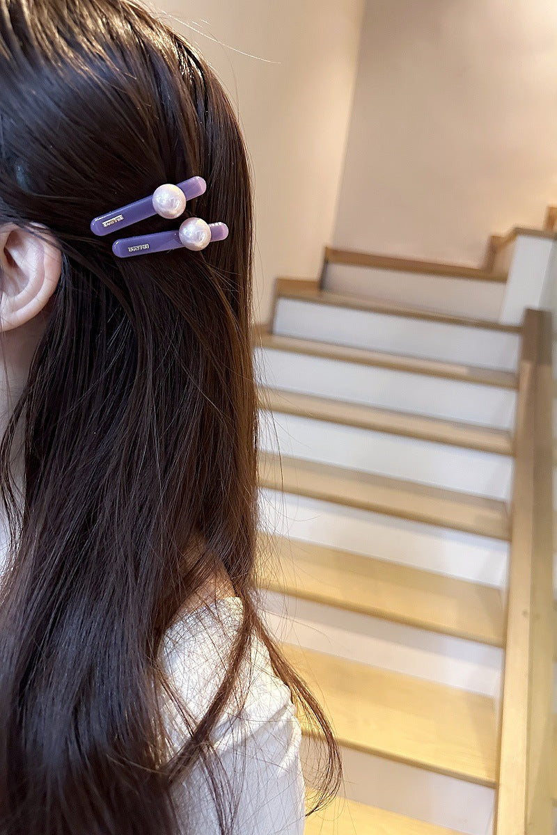 Women's Sweet Simple Style Heart Shape Alloy Hair Clip