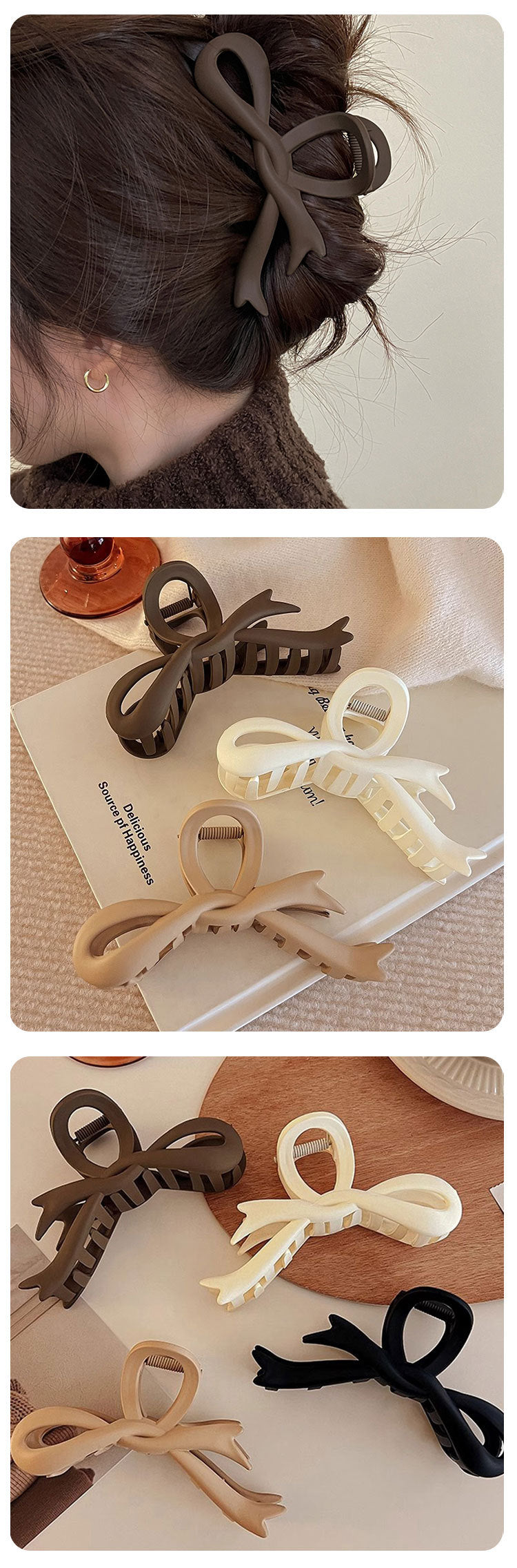 Women's Simple Style Geometric Plastic Resin Hair Claws