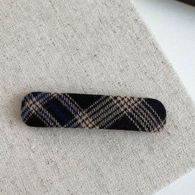 Women's IG Style Korean Style Plaid Cloth Hair Clip