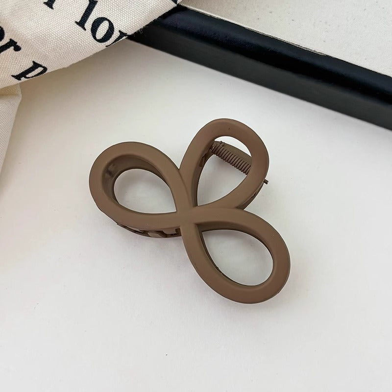 Cute love grab clip girl 2025 new popular high-end disc hair shark clip hairpin hair card headdress