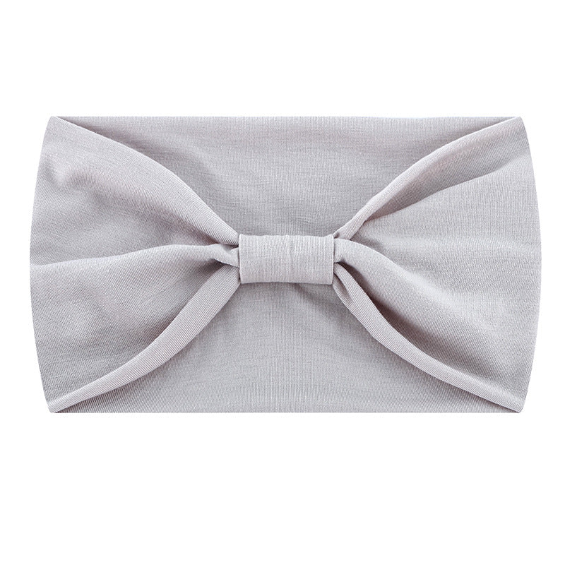 fashion plaid bow knot cloth pleated hair band 1 piece