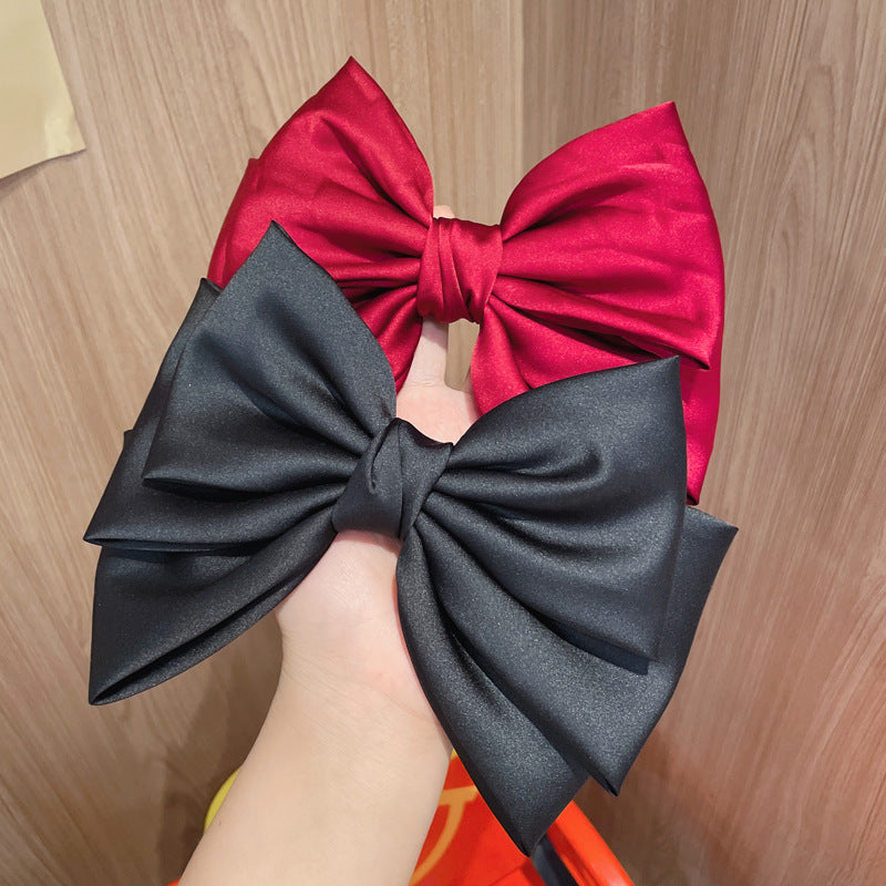 fashion bow knot cloth hair clip 1 piece
