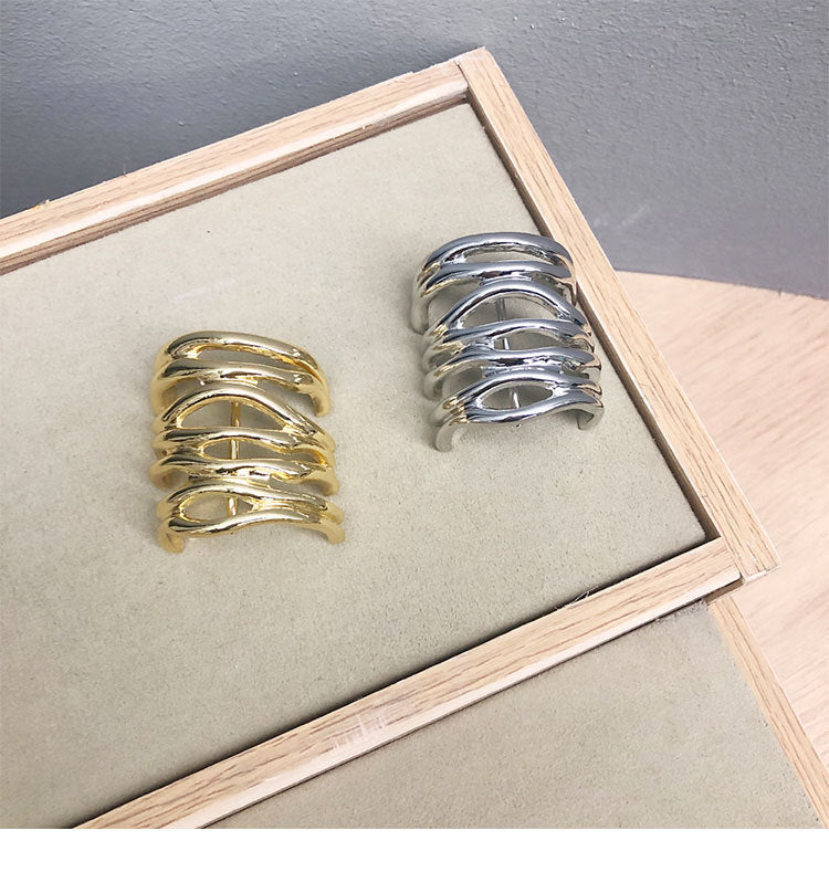 Women's Simple Style Solid Color Alloy Hair Clip