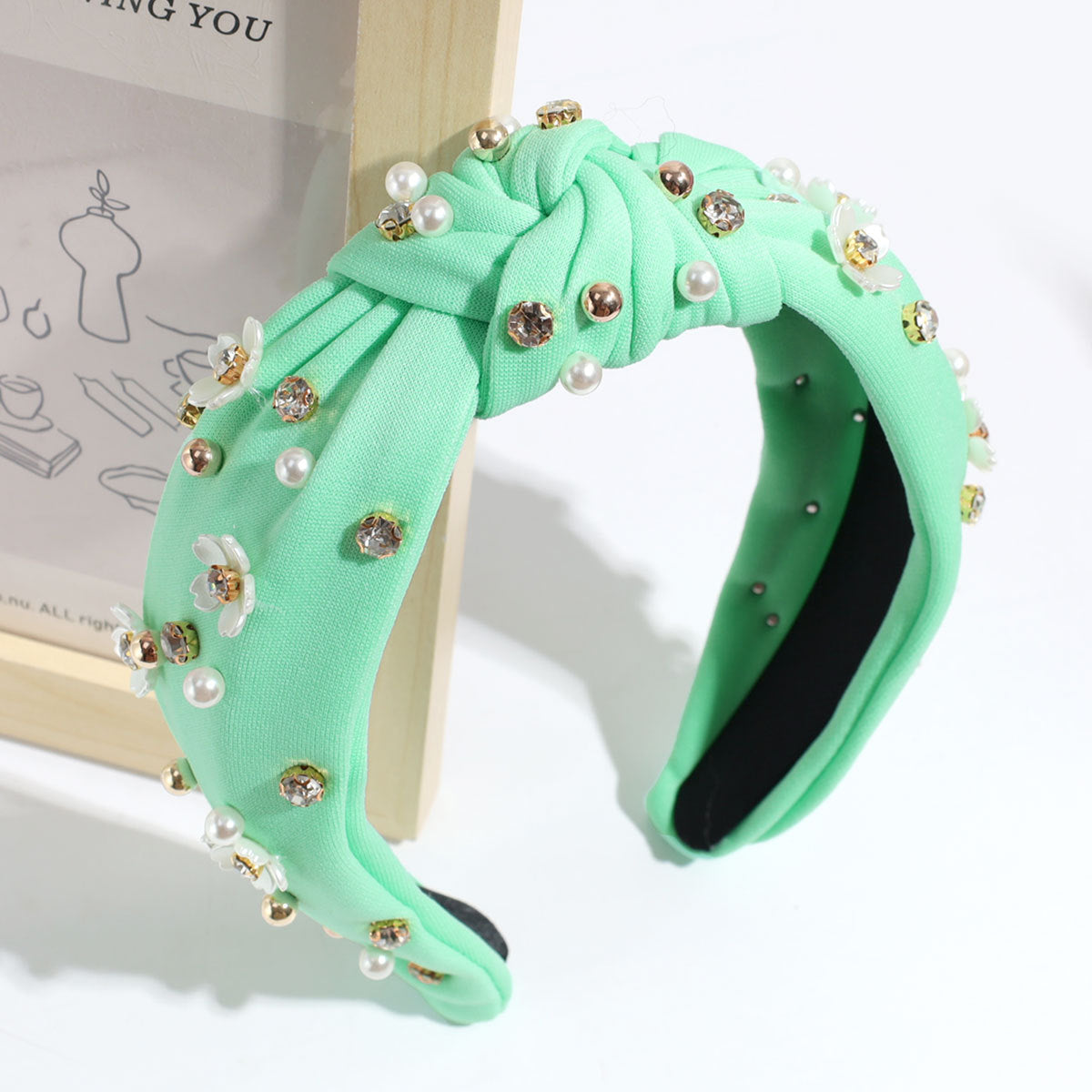 Women's Vacation Simple Style Solid Color Cloth Hair Band