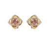 S925 silver needle exquisite light luxury elegant small fragrant zircon stud earrings wholesale