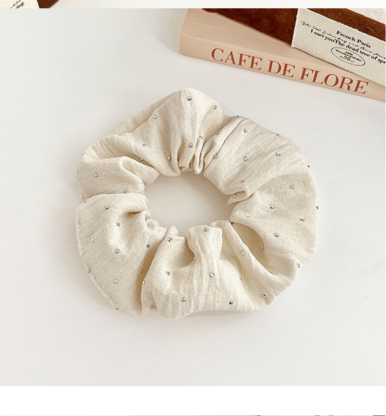 Women's Simple Style Classic Style Solid Color Pleated Hair Tie