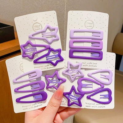 Women's Cute Solid Color Alloy Hair Clip