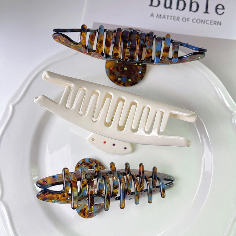 Women's Simple Style Geometric Solid Color Acetic acid sheets Hair Claws