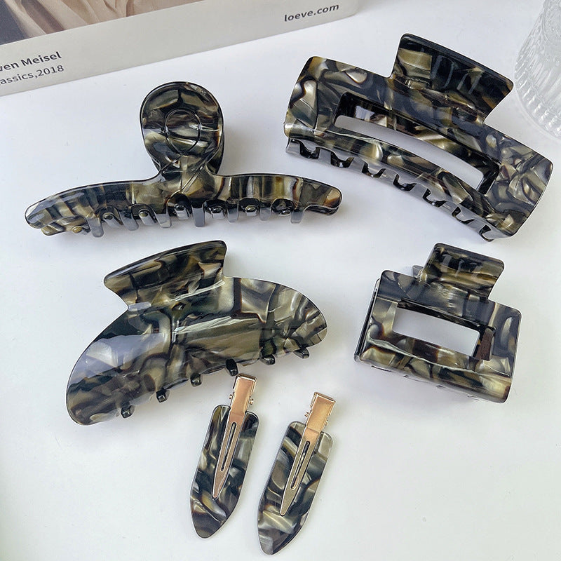 Simple Style Classic Style Color Block Acetic acid sheets Handmade Hair Clip 1 Piece