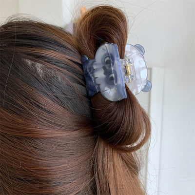 Halloween Little Ghost Acrylic Jaw Clip Niche Creative Design Small and Medium Hair Claw Shark Clip New Hair Accessories