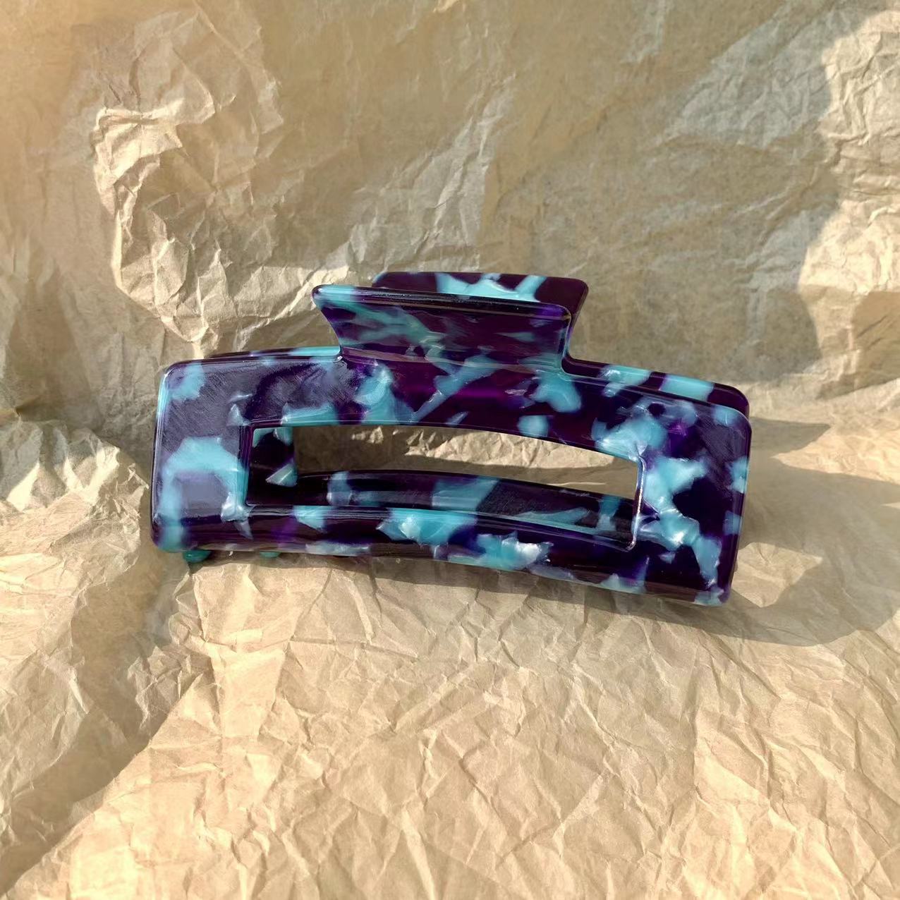 women's vintage style geometric acetic acid sheets hair claws