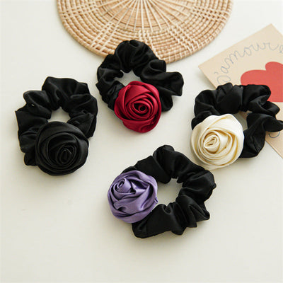 Women's Elegant Flower Cloth Hair Tie