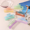 simple style gradient color plastic stoving varnish hair claws