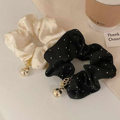 Women's Casual Sweet Solid Color Cloth Hair Tie