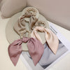 Women's Simple Style Classic Style Solid Color Cloth Baroque Pearls Hair Tie