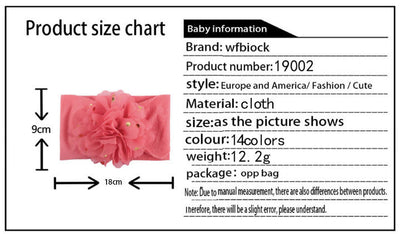 cute flower cloth hair band