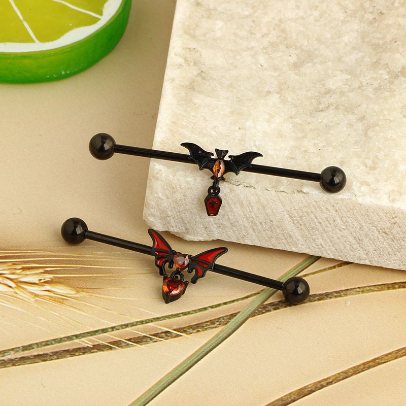 1 Piece Belly Rings Simple Style Heart Shape Copper Inlay Rhinestones Nipple Rings & Studs Belly Rings