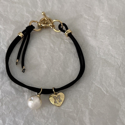 Women's Simple Style Heart Shape Smiley Face Alloy Hair Tie