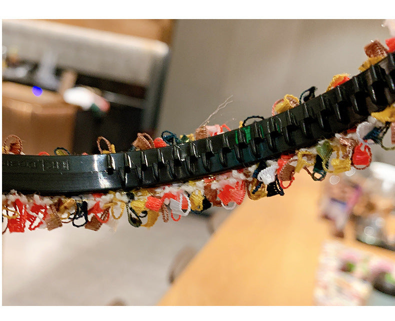 Girl'S Cute Simple Style Flower Cloth Hair Band